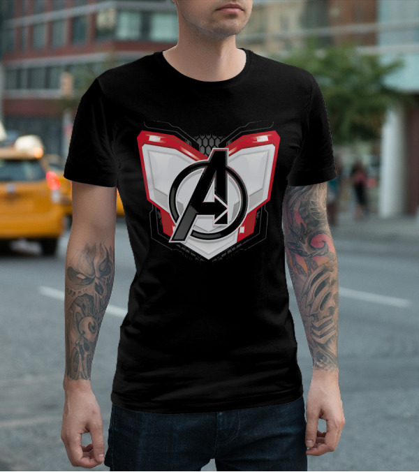 Avengers Logo Quantum Suit T-Shirt