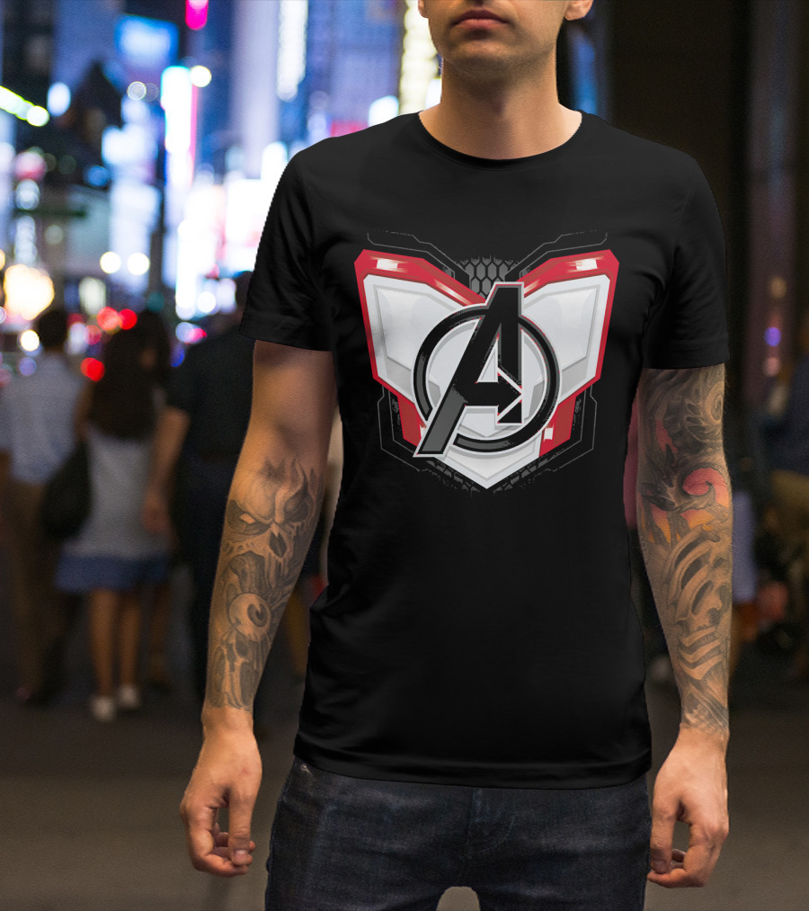 Avengers Logo Quantum Suit T-Shirt