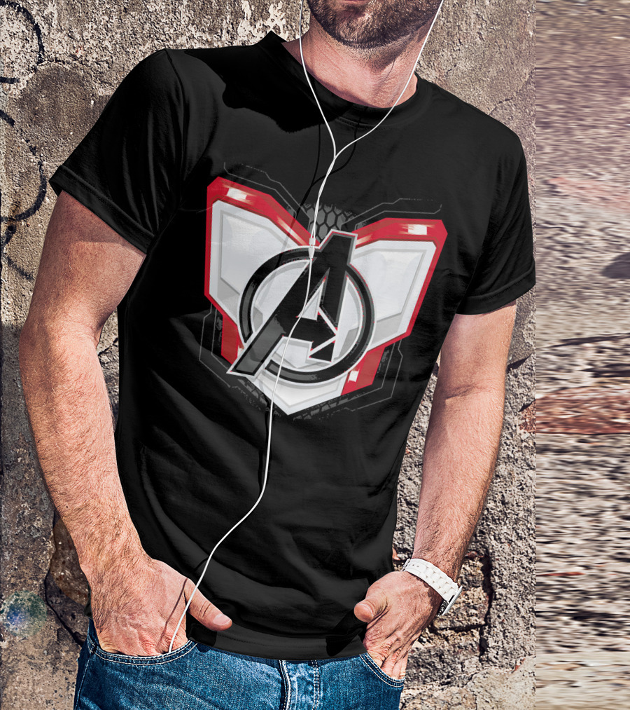 Avengers Logo Quantum Suit T-Shirt