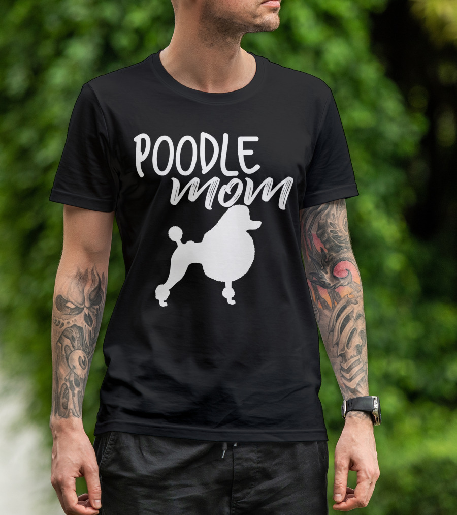 Poodle Mom Silhouette 197 T-Shirt