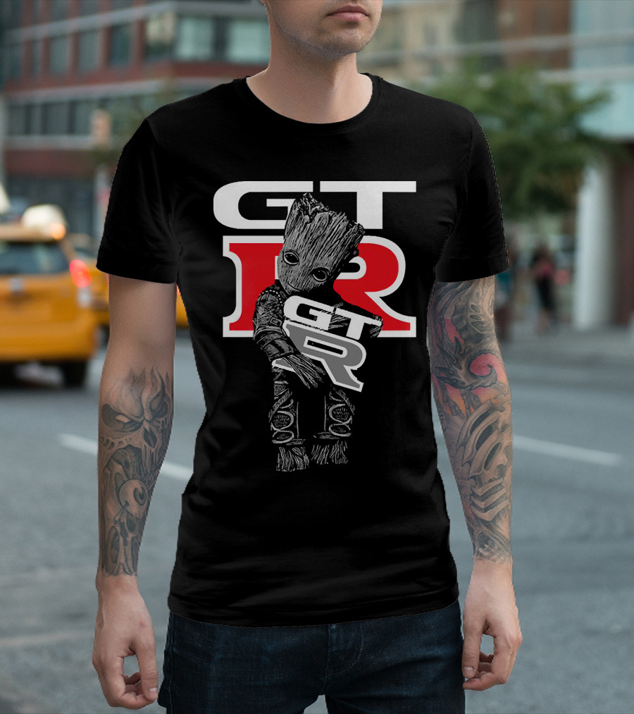 Baby Groot GT-R Hug Iconic T-Shirt