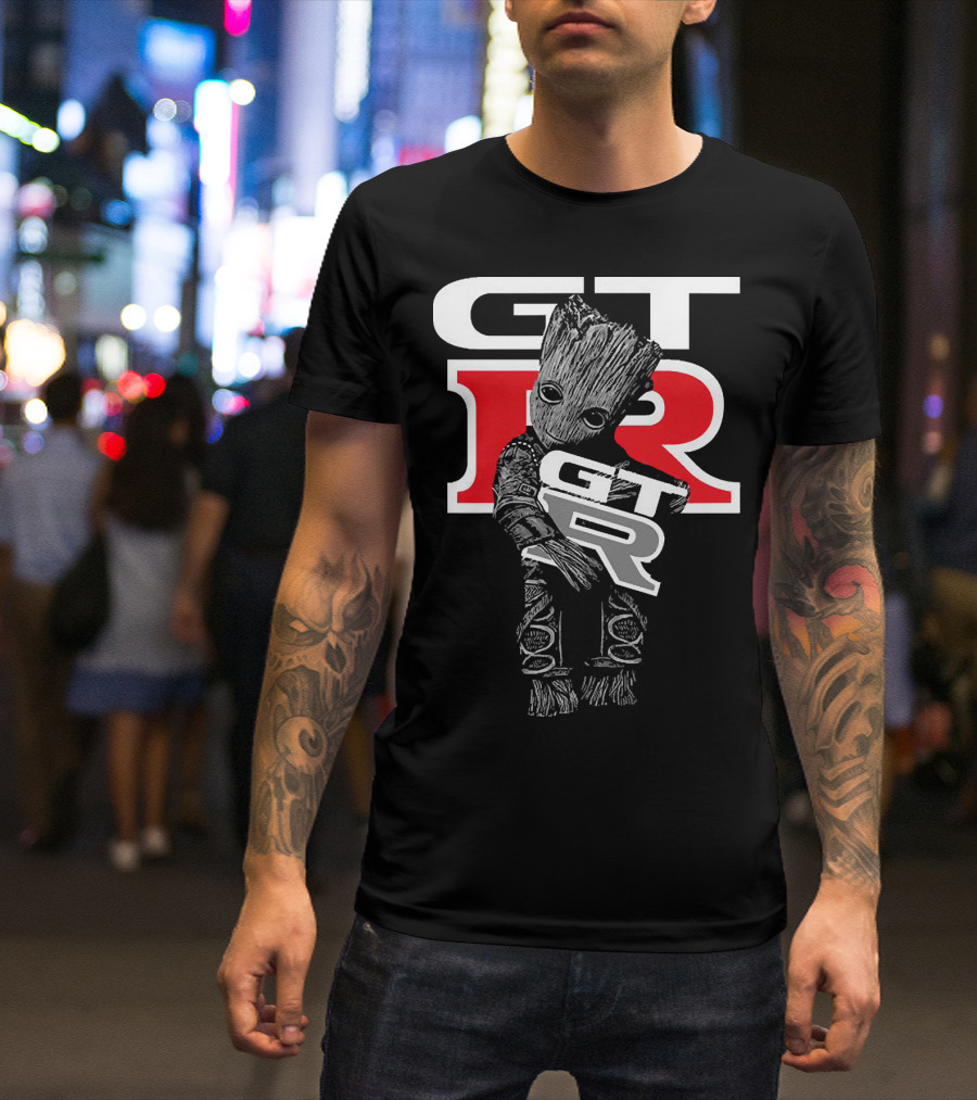 Baby Groot GT-R Hug Iconic T-Shirt