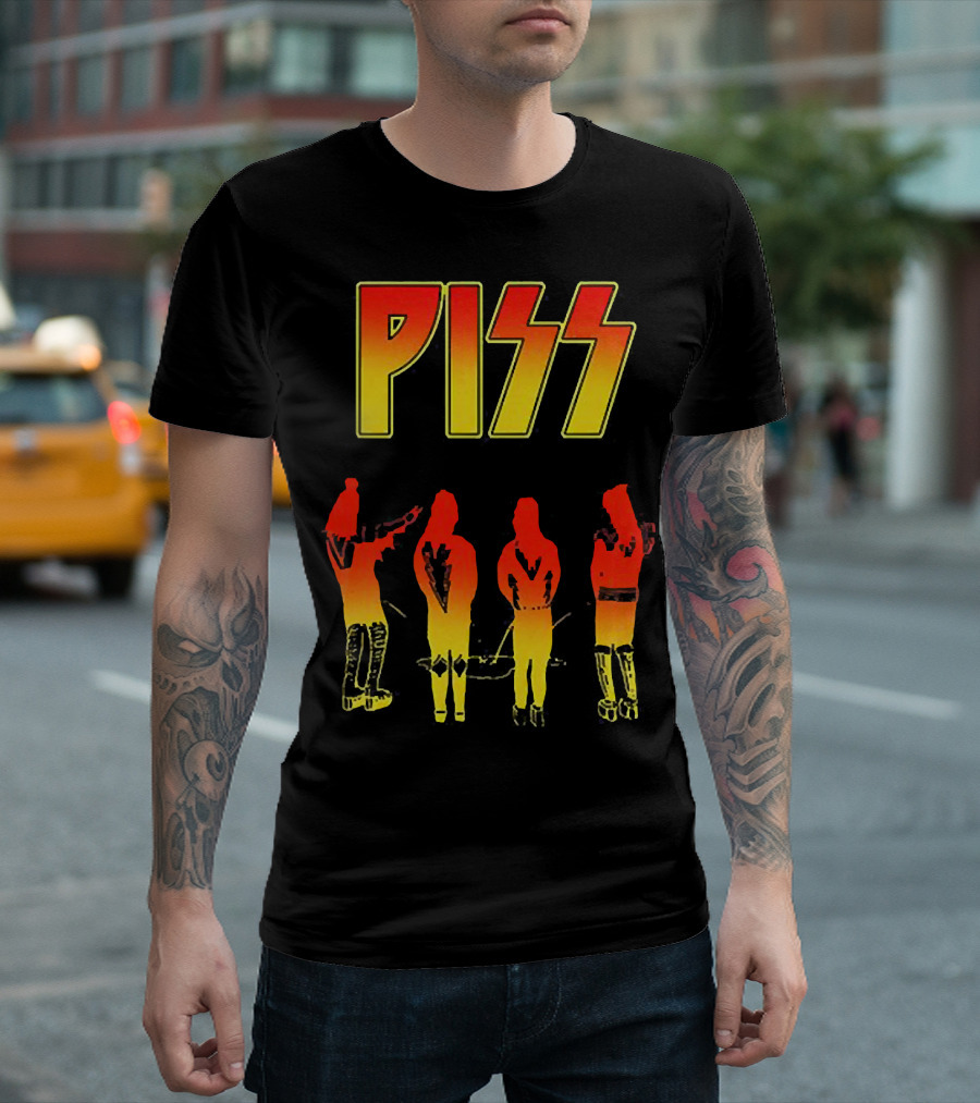 Piss Band Parody Silhouette Boys T-Shirt
