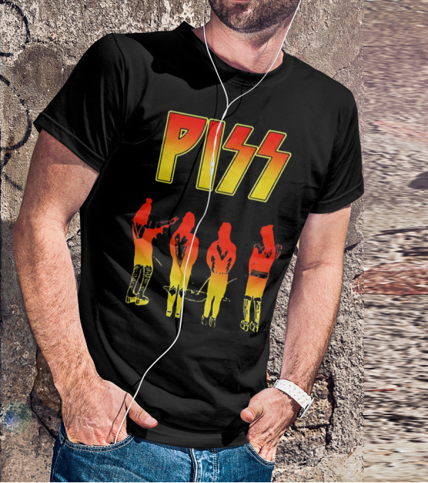 Piss Band Parody Silhouette Boys T-Shirt