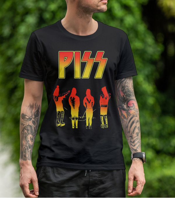 Piss Band Parody Silhouette Boys T-Shirt
