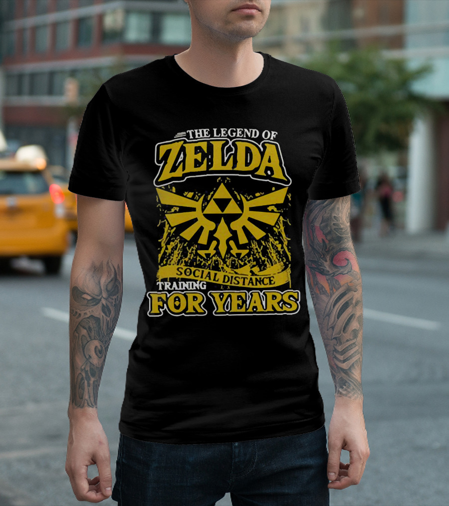 The Legend of Zelda Social Distance Training for Years Hyrule Emblem T-Shirt