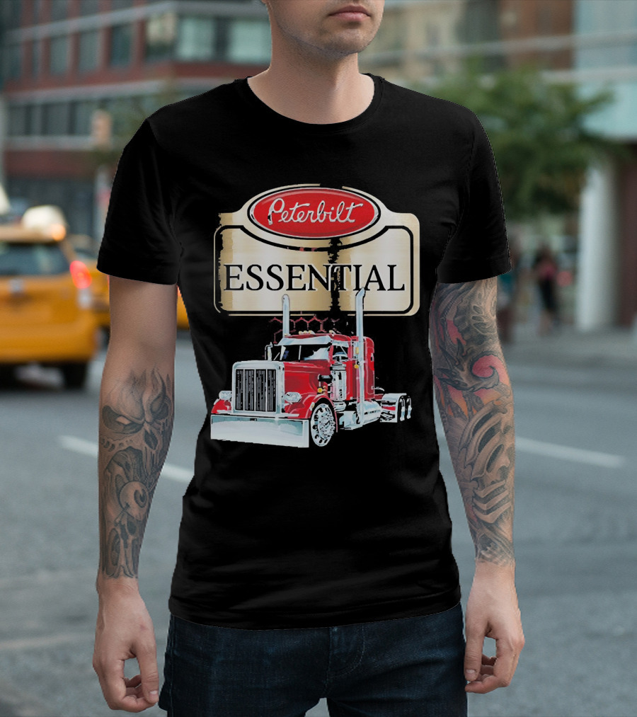 Peterbilt Essential Red Truck T-Shirt