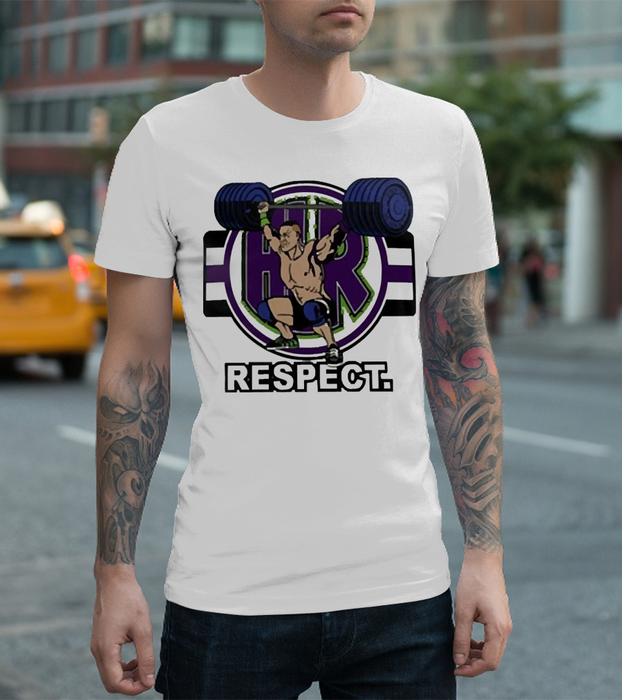 John Cena Cenation HR Respect Weightlifting Champion T-Shirt