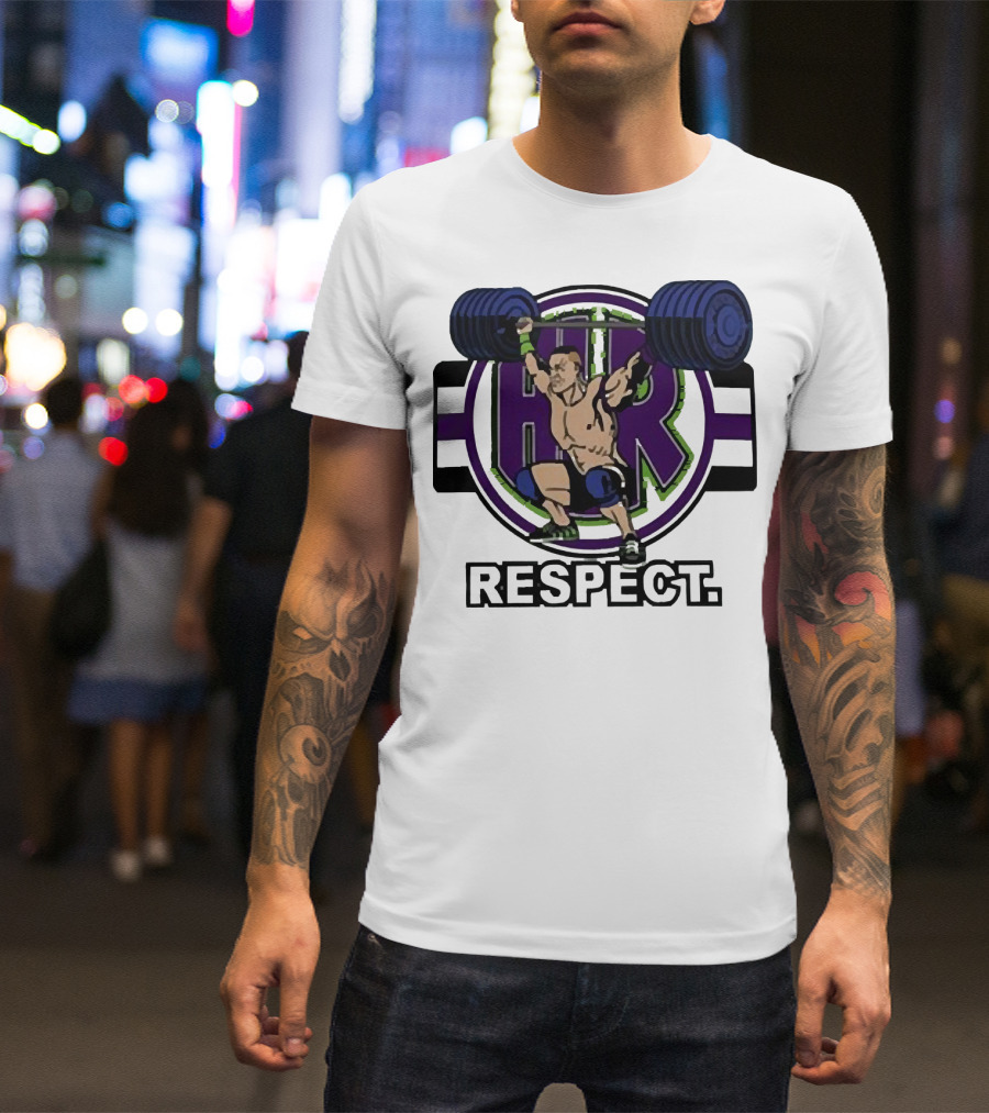John Cena Cenation HR Respect Weightlifting Champion T-Shirt