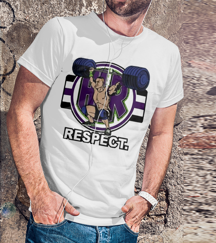John Cena Cenation HR Respect Weightlifting Champion T-Shirt