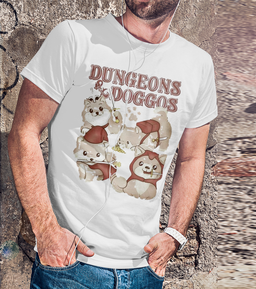 Dungeons And Doggos Adventure Pups T-Shirt