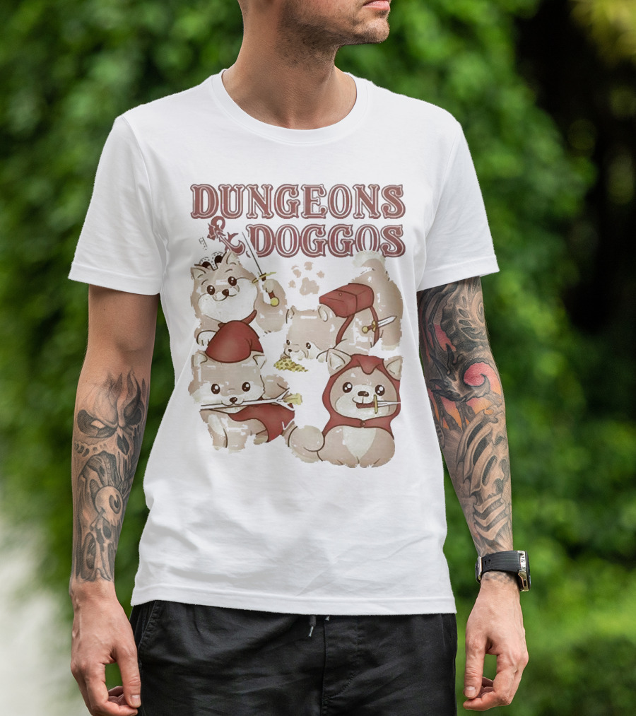 Dungeons And Doggos Adventure Pups T-Shirt