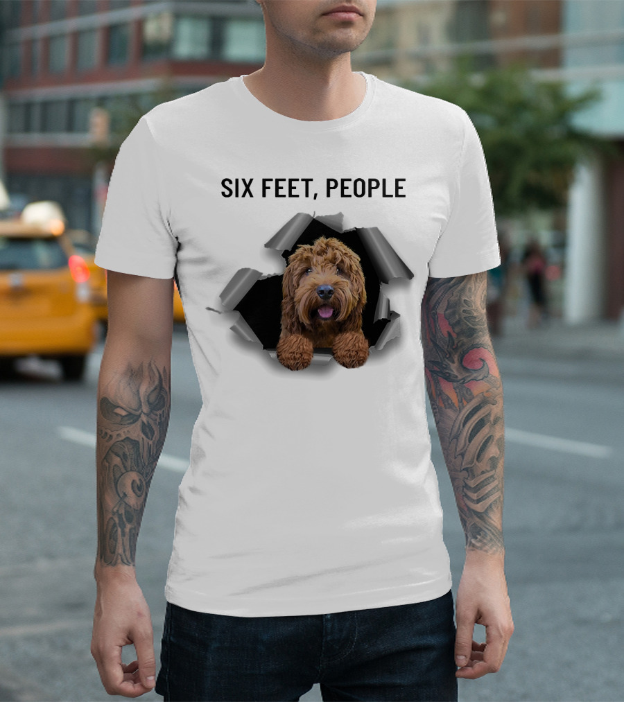 SIX FEET PEOPLE COCKAPOO TORN RIPPER T-Shirt