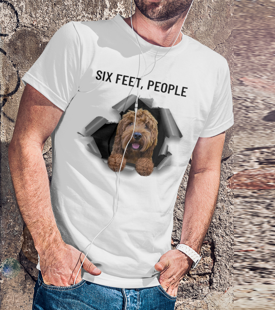 SIX FEET PEOPLE COCKAPOO TORN RIPPER T-Shirt