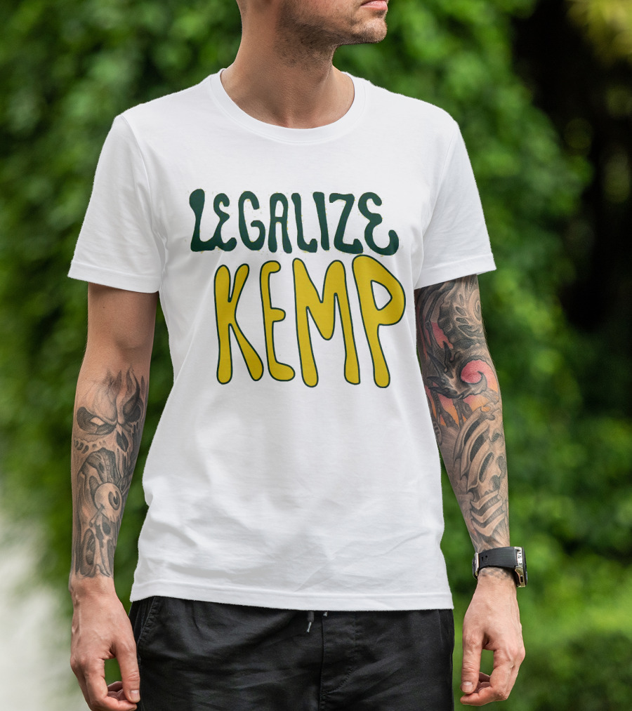 Legalize Kemp NBA Basketball Inspired T-Shirt