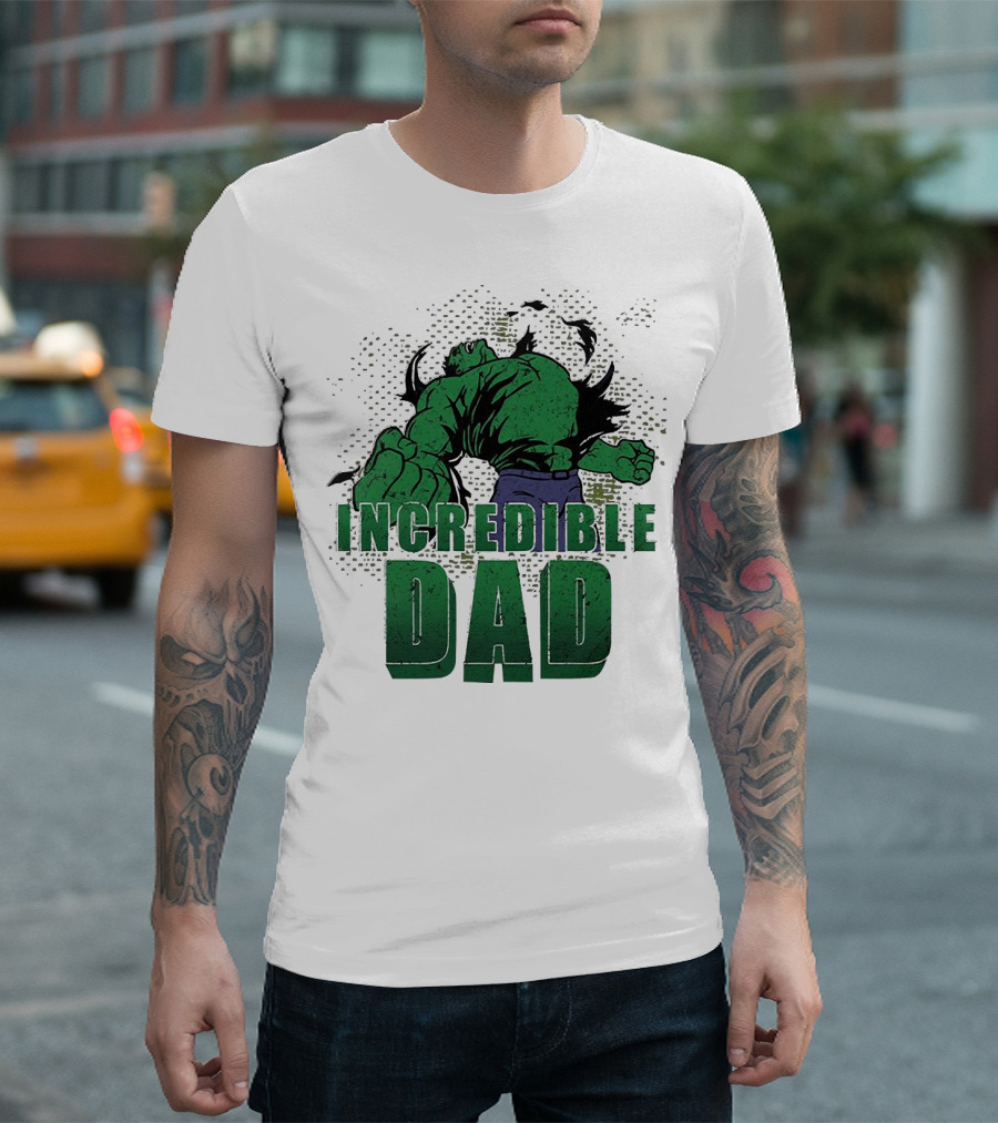 Marvel Hulk Father's Day Incredible Dad Hero T-Shirt
