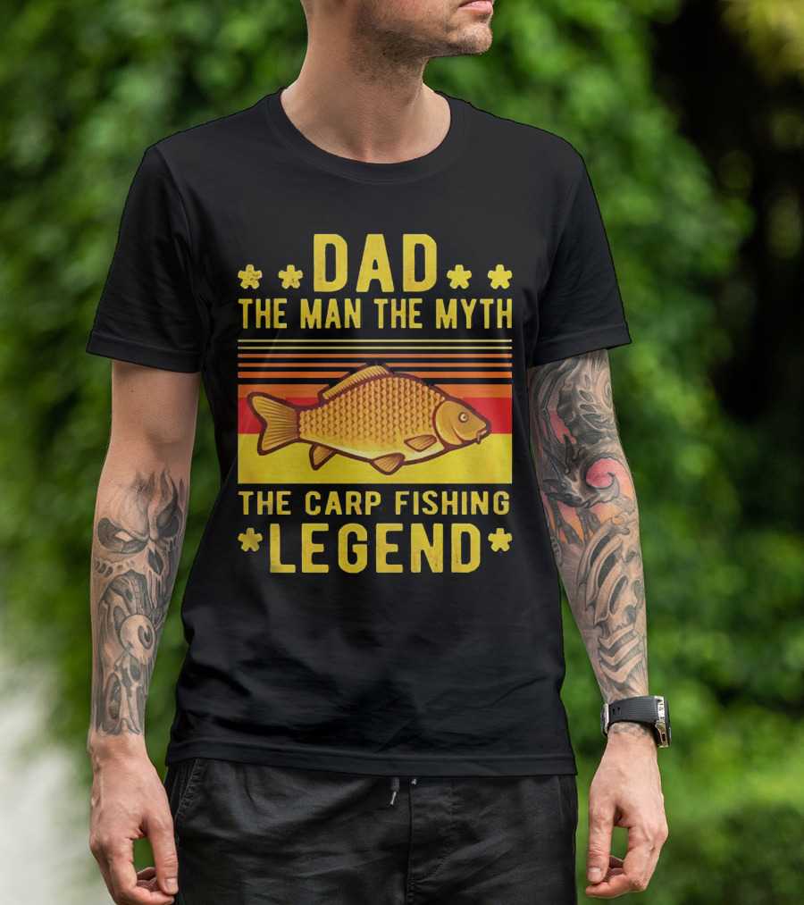 Dad The Man The Myth The Carp Fishing Legend Classic T-Shirt