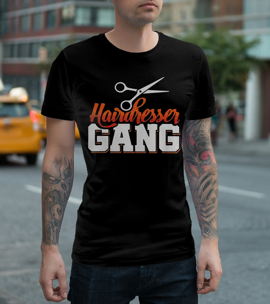 Hairdresser Gang Scissors T-Shirt