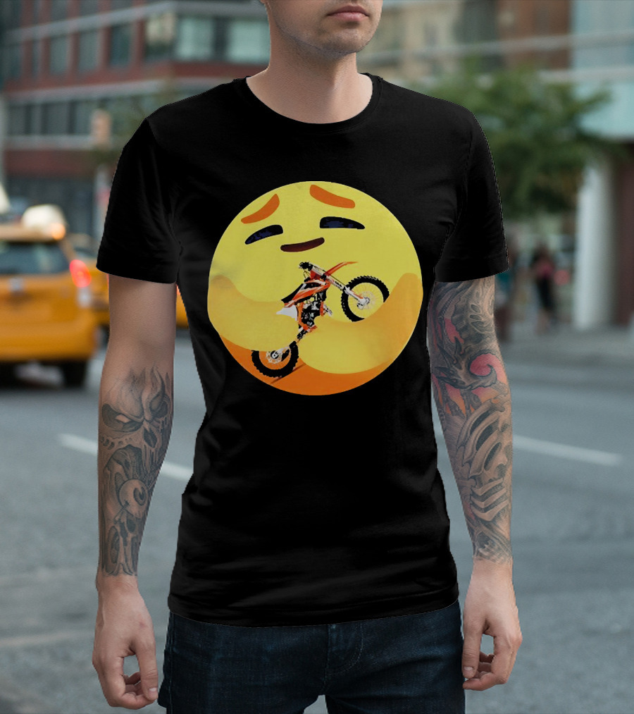Icon Care Hug Terrain Motorcycle Emoji T-Shirt