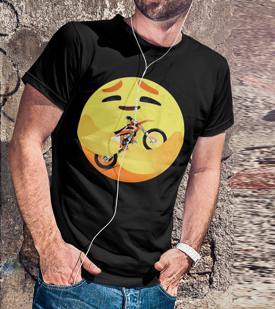 Icon Care Hug Terrain Motorcycle Emoji T-Shirt