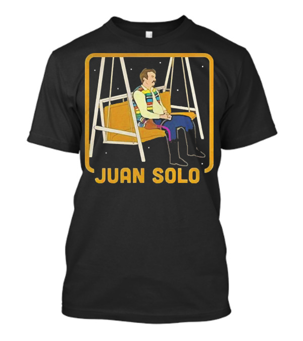 Juan Solo Star Wars Parody Character On Swing T-Shirt