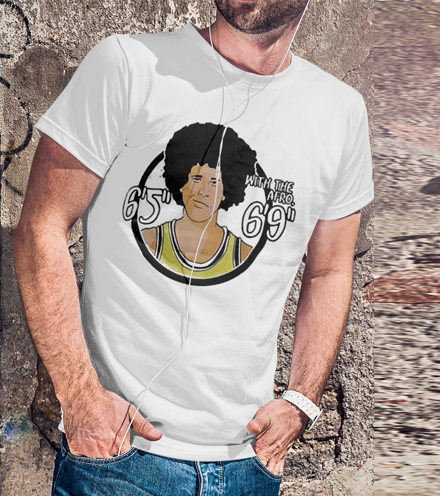 Fletch With The Afro 6’5” 6’9” Retro Basketball T-Shirt