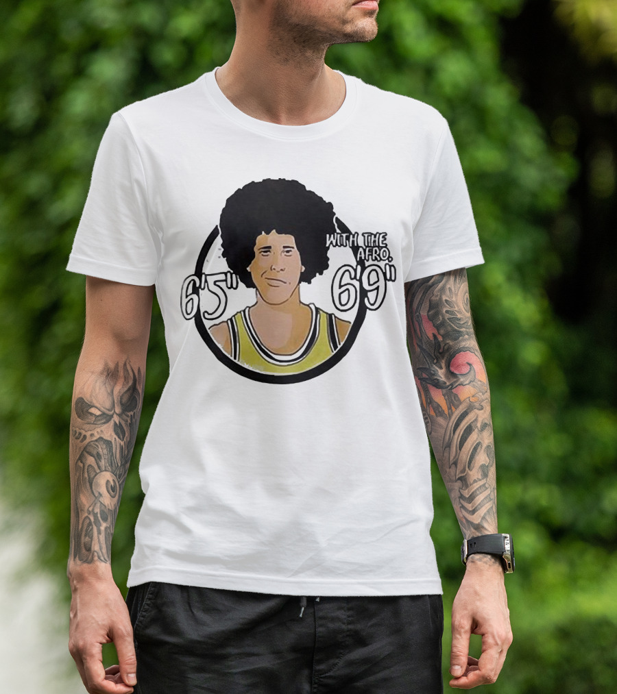 Fletch With The Afro 6’5” 6’9” Retro Basketball T-Shirt