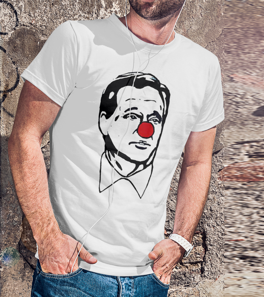 Matt Patricia Goodell Clown NFL Red Nose Iconic Image T-Shirt