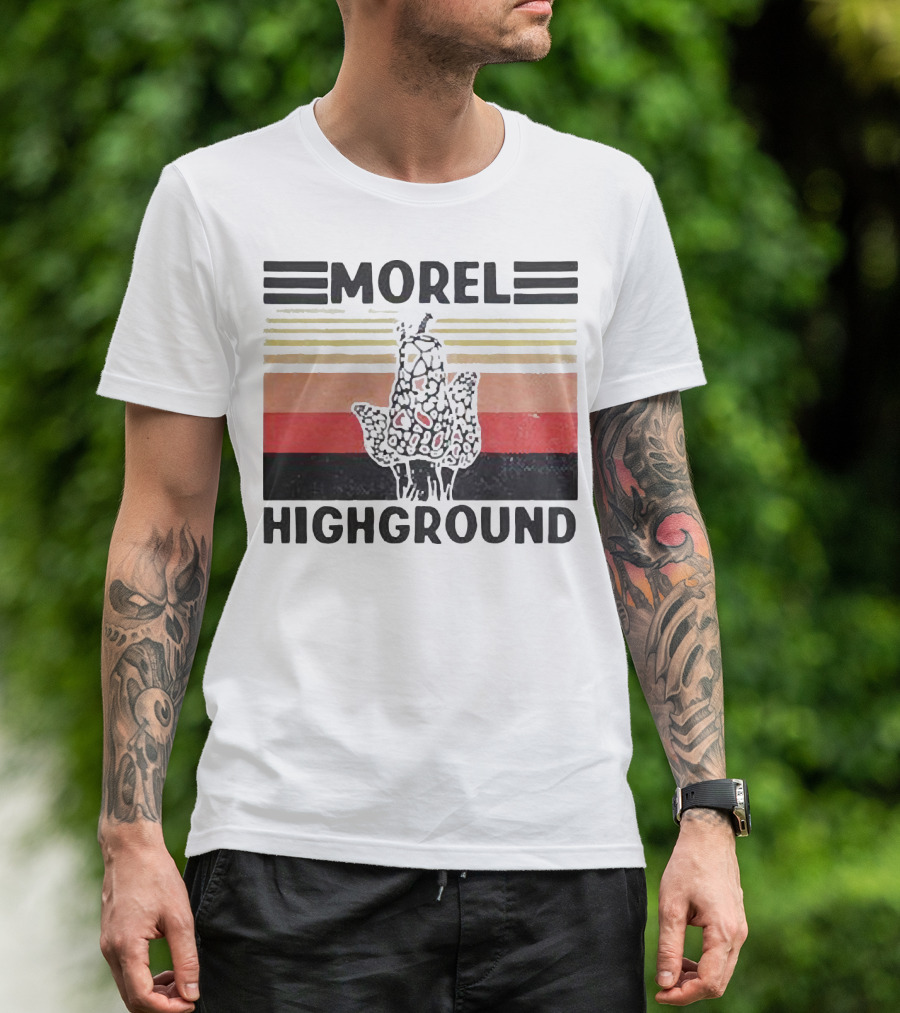 Morel Highground Mushroom Hunter Snail T-Shirt