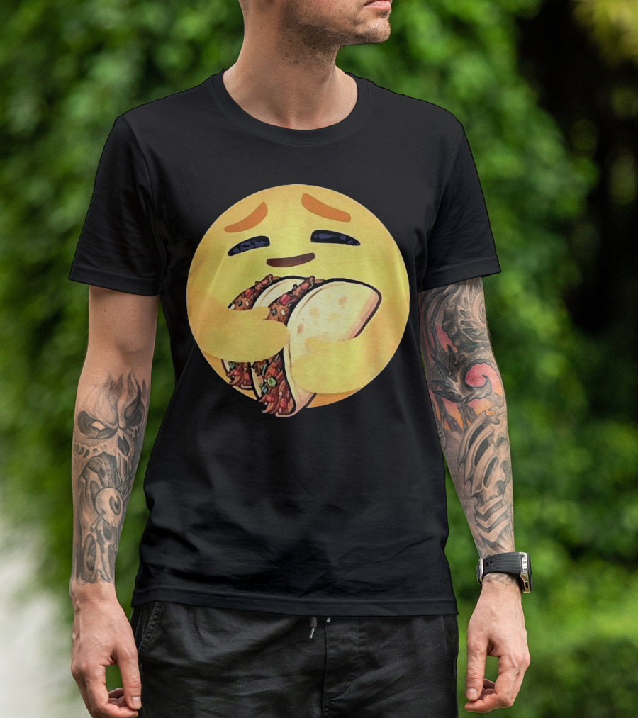 Care Emoji Hugging Tacos T-Shirt