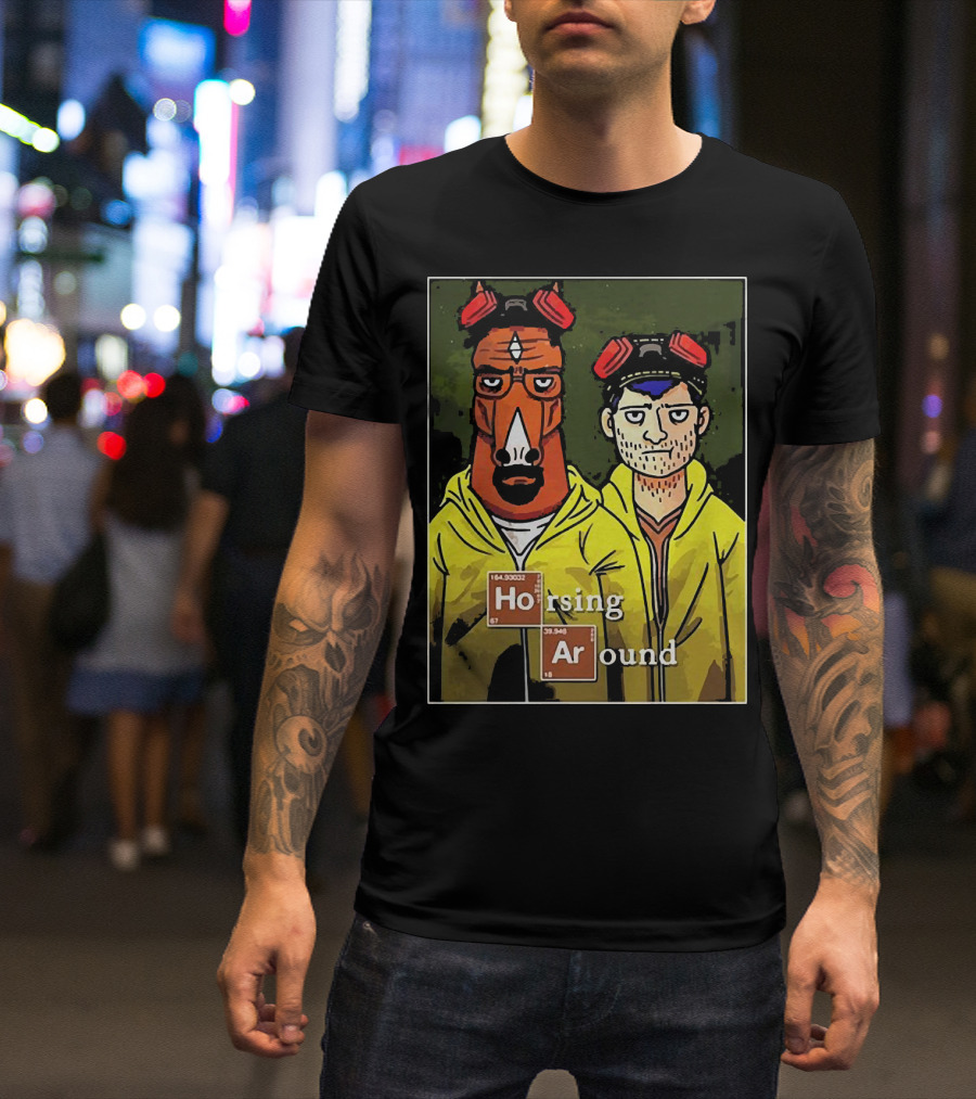 Breaking Bad Horsing Around Funny Chemistry Elements T-Shirt
