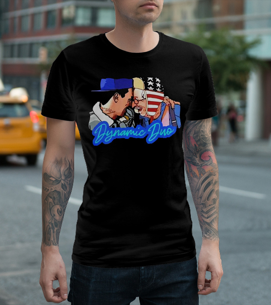 Dynamic Duo Justin Spencer Roy Small Recycled Percussion T-Shirt