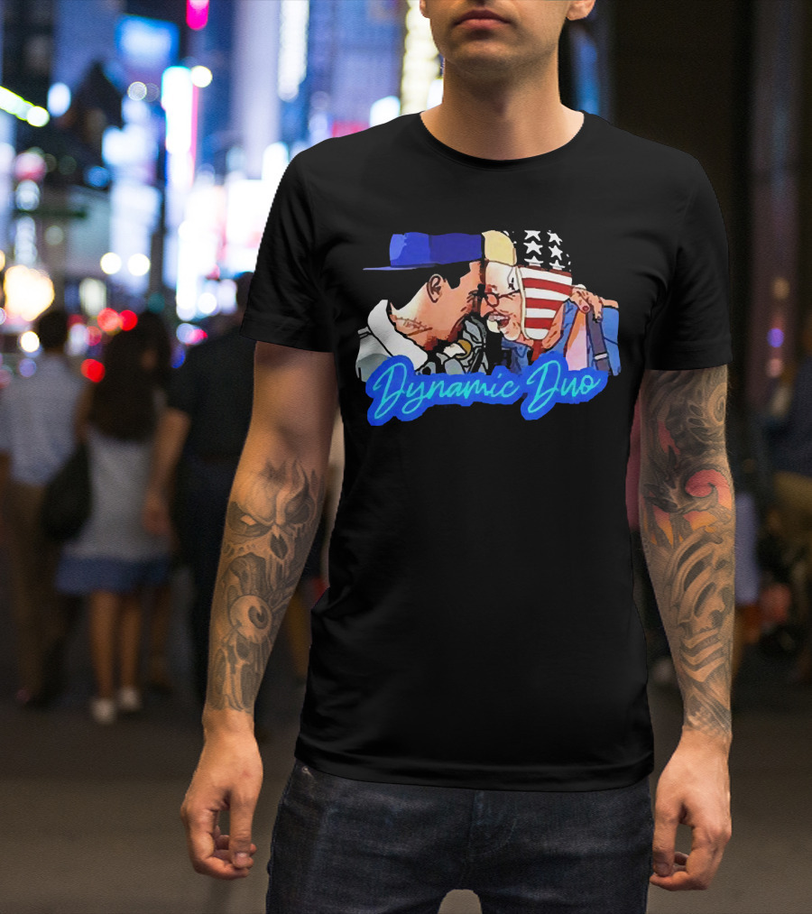 Dynamic Duo Justin Spencer Roy Small Recycled Percussion T-Shirt