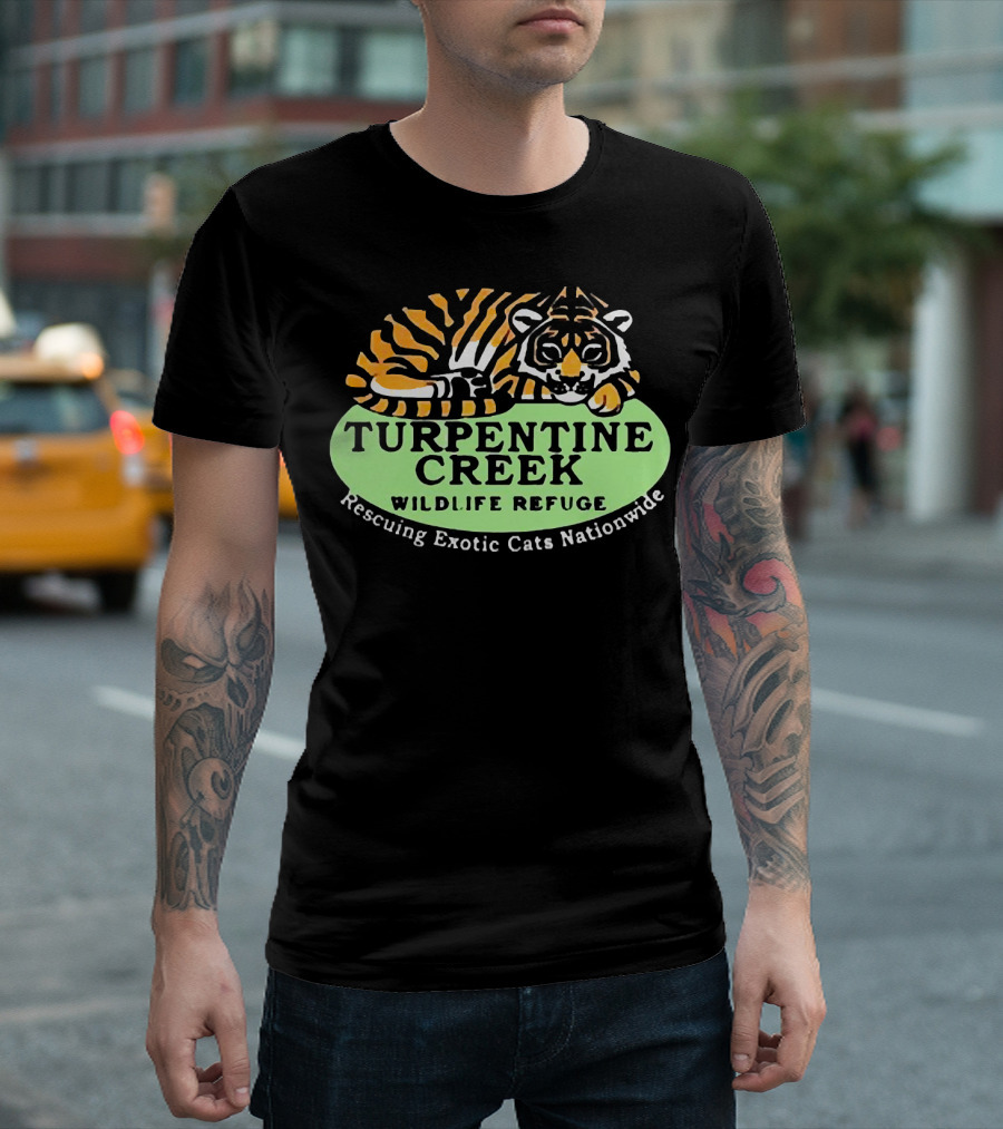 Turpentine Creek Wildlife Refuge Rescuing Exotic Cats Nationwide T-Shirt