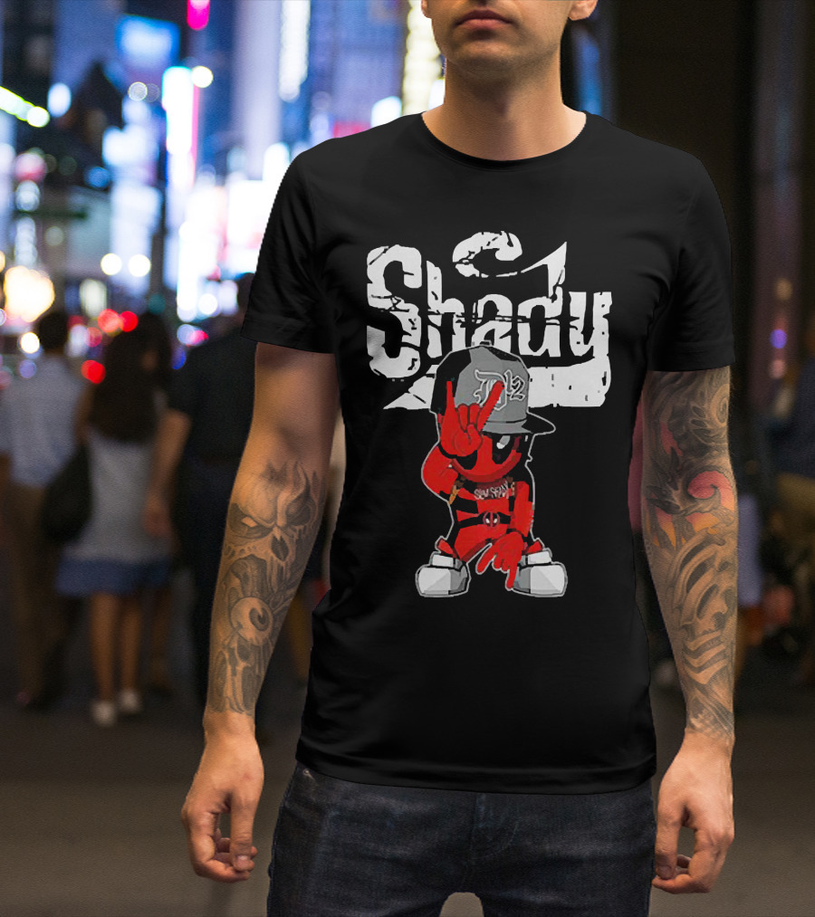 Baby Deadpool Slim Shady Rap Icon Crossover T-Shirt