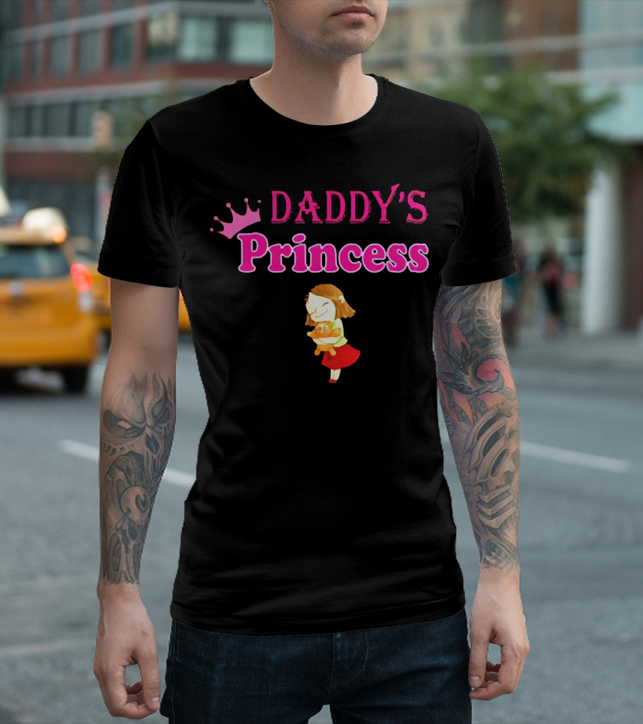 DADDY'S Princess Prinzessin Angel Des Niedlichen Vatis T-Shirt