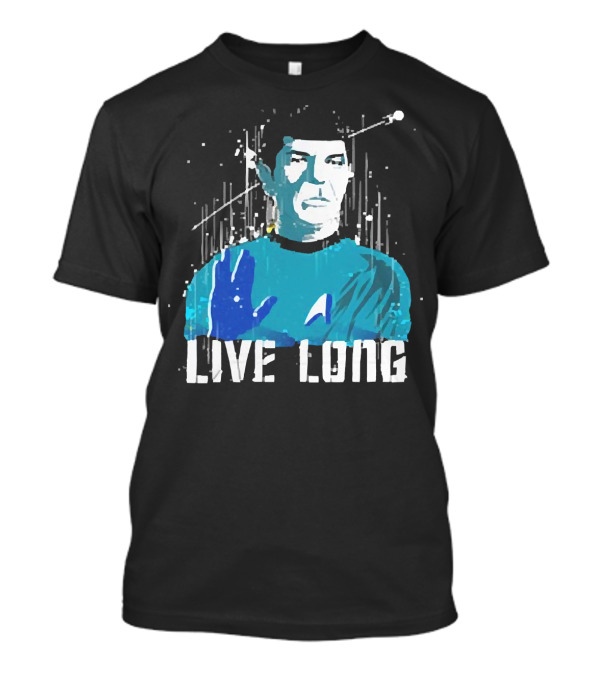 Star Trek Spock Live Long Vulcan Salute Iconic T-Shirt