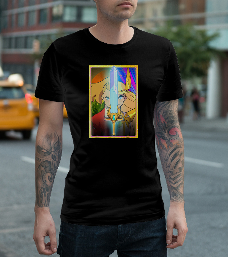 DreamWorks She Ra Adora Split Sword Transformation T-Shirt