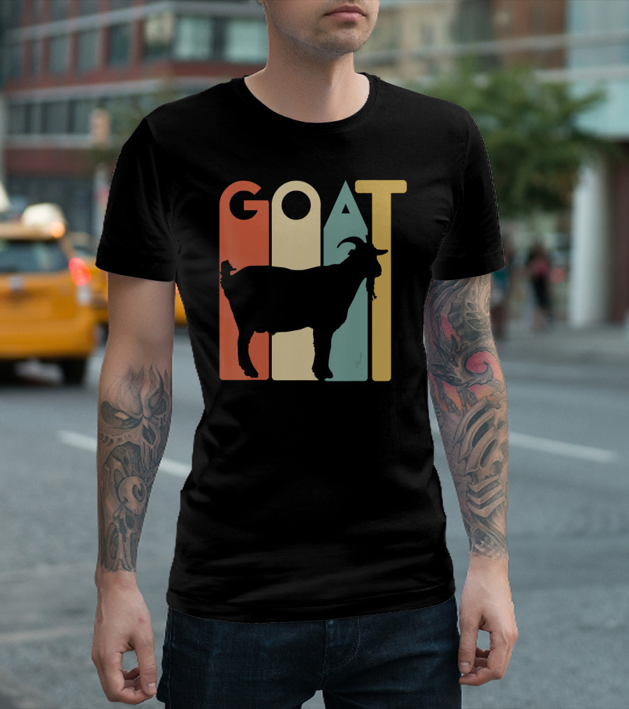 Retro Vintage Goat Animal Goats Lover T-Shirt