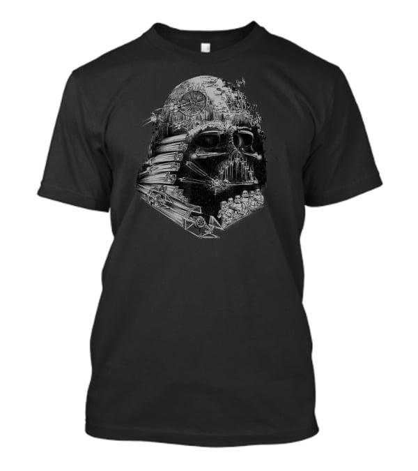 Star Wars Darth Vader Iconic Space Battle Empire Forces T-Shirt