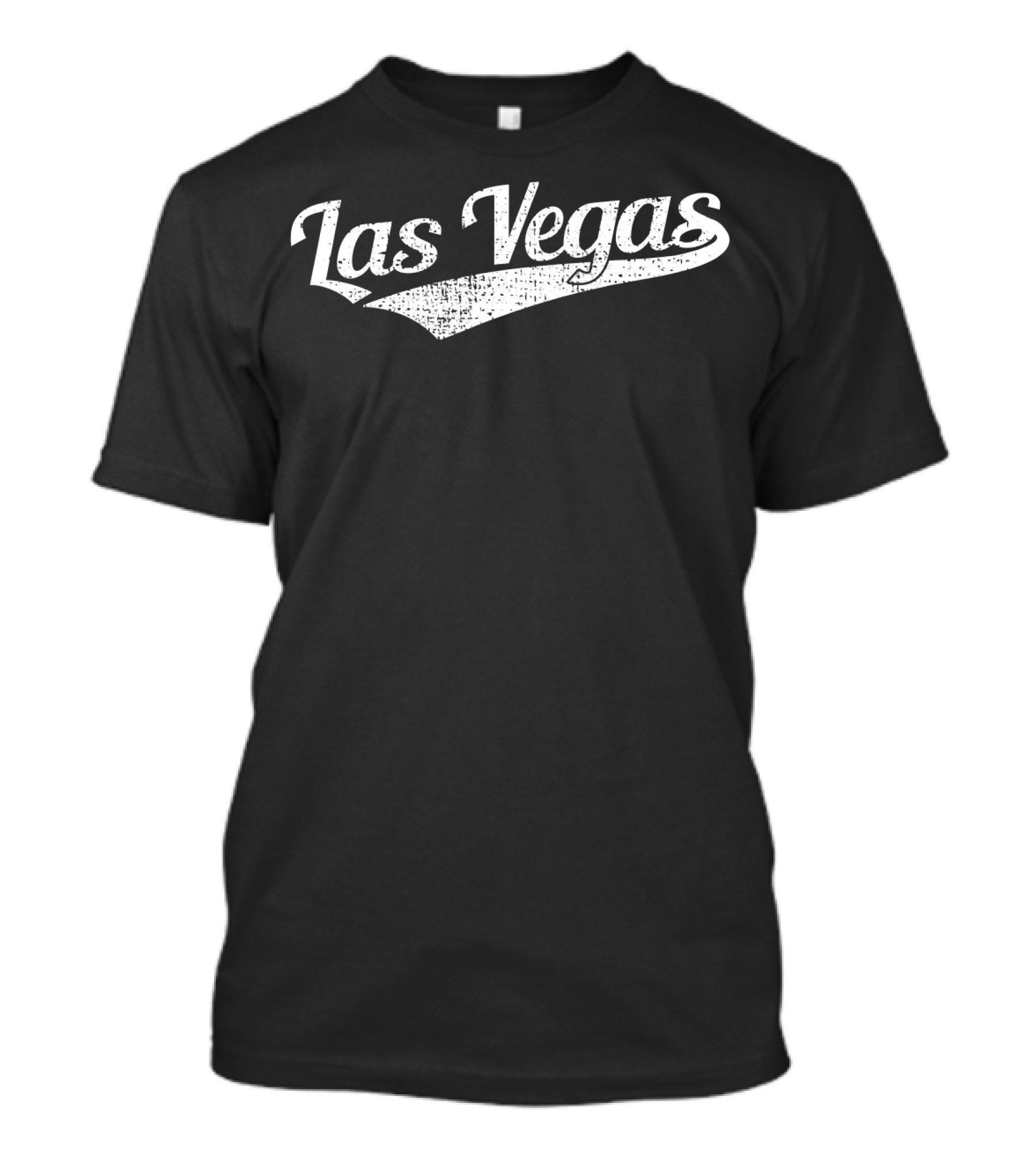 Vintage Las Vegas Retro College Style Classic Baseball Script T-Shirt