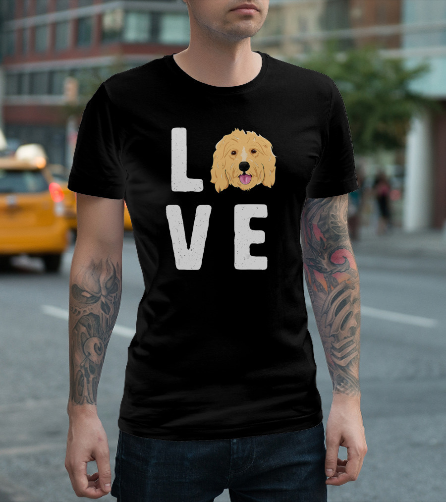 Love Goldendoodles Dog Puppy Doodle T-Shirt