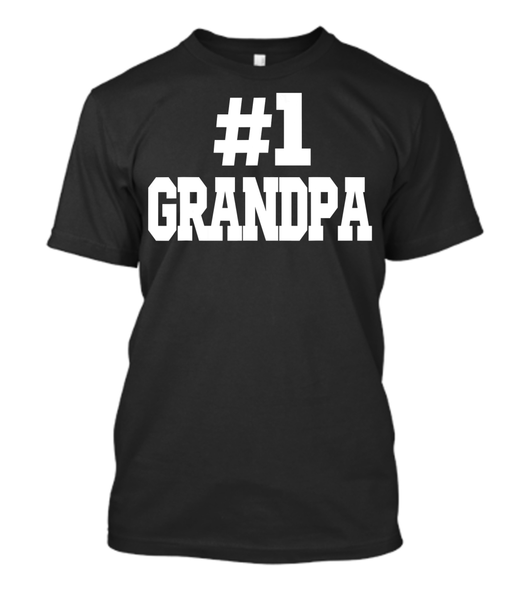 1 Grandpa Number One Grandpa T-Shirt