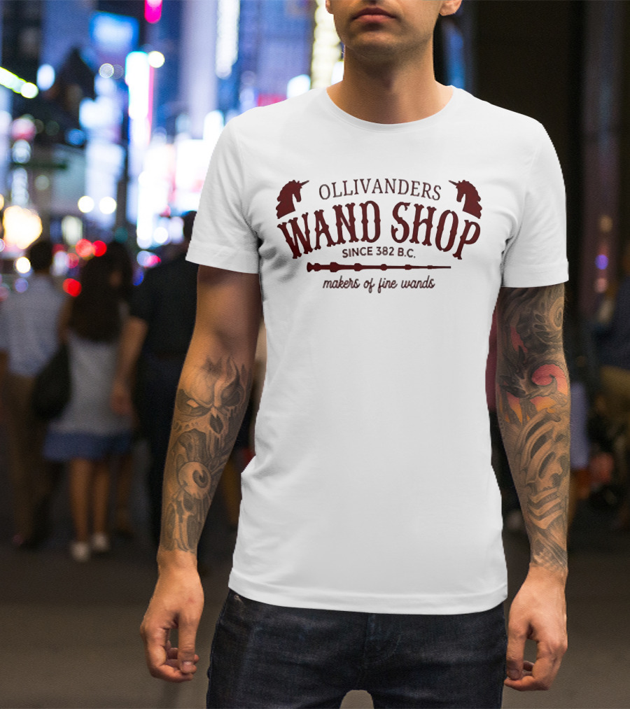 Ollivanders Wand Shop Since 382 B.C. Makers Of Fine Wands T-Shirt