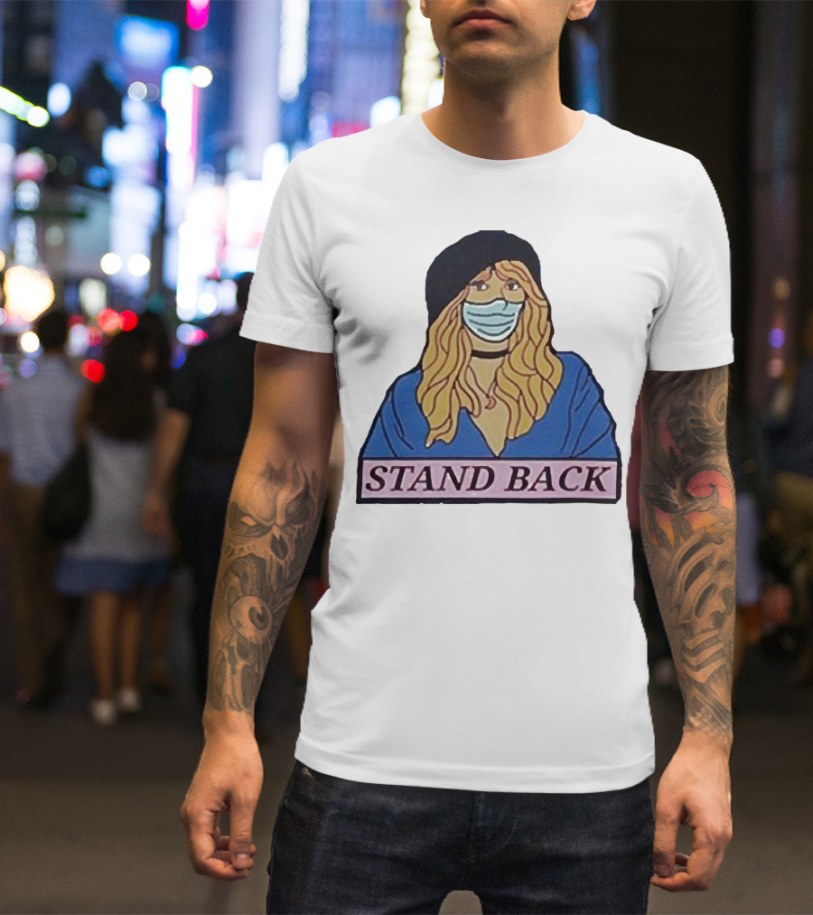 Stevie Nicks Stand Back Masked T-Shirt