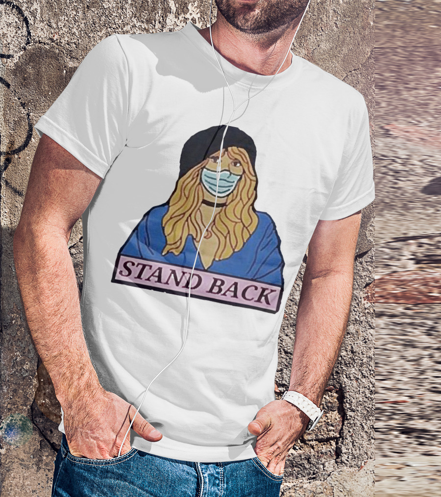 Stevie Nicks Stand Back Masked T-Shirt