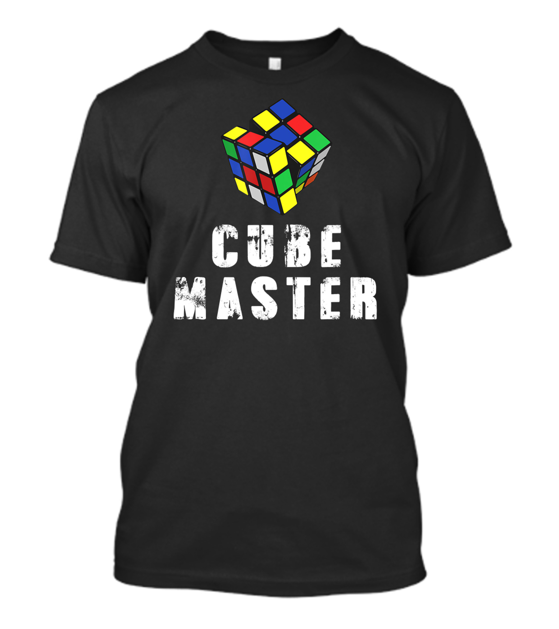 Awesome Melting Rubik Cube Master Solved T-Shirt