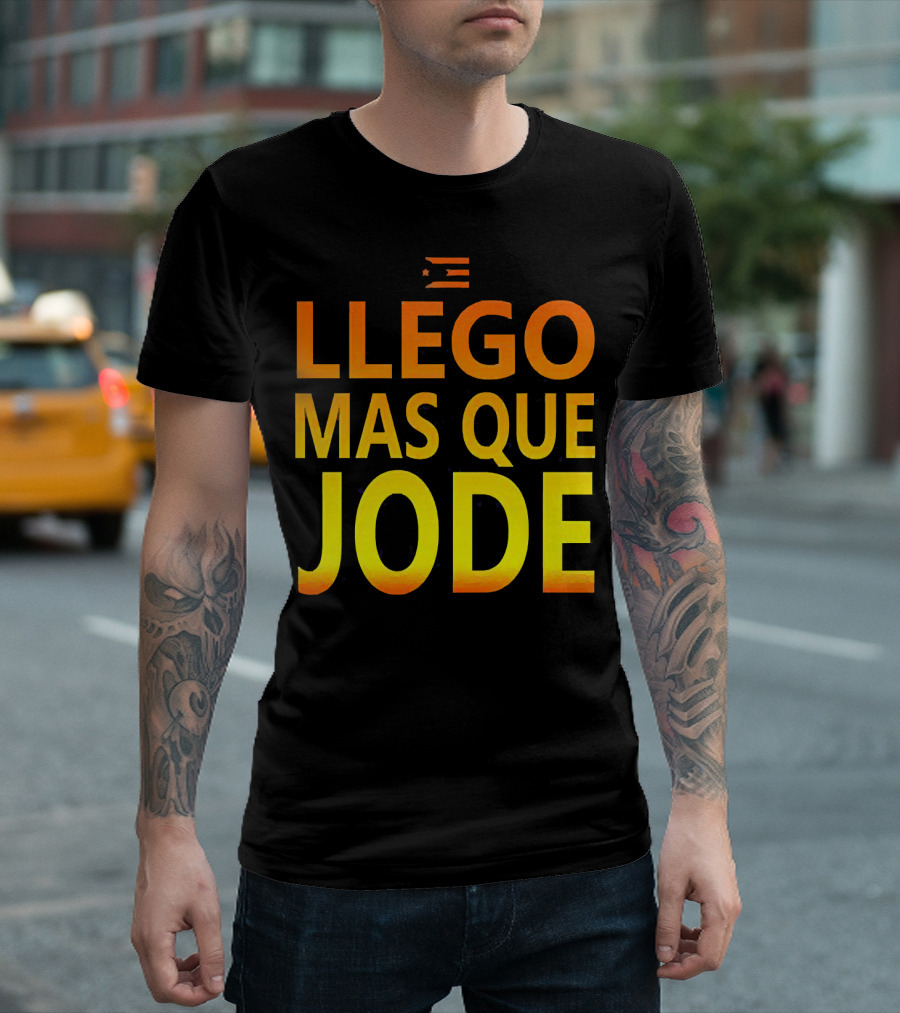 Llego Mas Que Jode Puerto Rican Flag T-Shirt