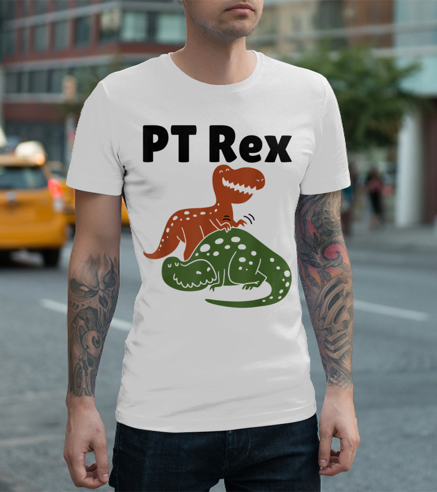 PT Rex Physical Therapist Dinosaur Humor T-Shirt