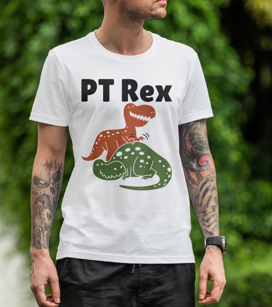 PT Rex Physical Therapist Dinosaur Humor T-Shirt